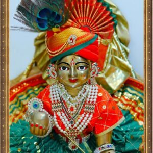 Lord Krishna 0017 <br> Size: 70x100cm<br>Type: Laminated vinyl print framing