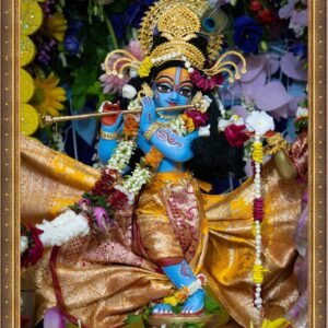 Lord Krishna 0015 <br> Size:70x100cm <br>Type: Laminated vinyl print framing