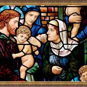 Jesus Christ 0030 <br> Size:70x100cm <br>Type: Laminated vinyl print framing