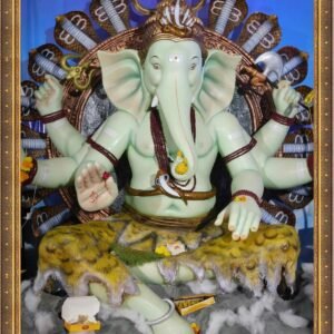 Lord Ganesha - 002 <br>Size: 70x100cm <br>Type: Laminated vinyl print framing