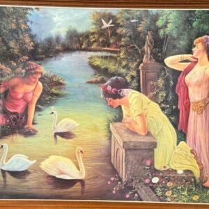 Figurative/Traditional Realism 0069 <br> Large: 35x22 inches<br> Type: Wooden Frame