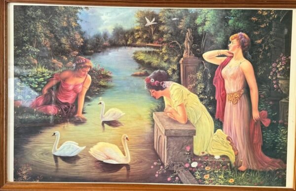 Figurative/Traditional Realism 0069 <br> Large: 35x22 inches<br> Type: Wooden Frame