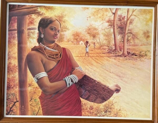 Figurative/Traditional Realism 0074 <br> Medium: 21x27 inches<br> Type: Wooden Frame