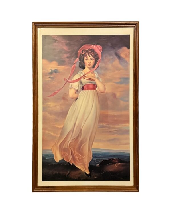 Figurative/Traditional Realism 0065 <br> Large: 35x22 inches<br> Type: Wooden Frame