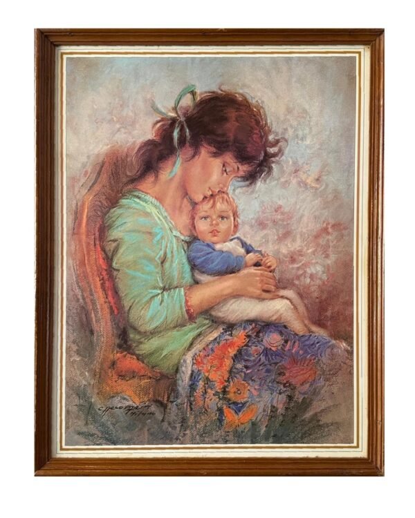Figurative/Traditional Realism 0077 <br> Medium: 21x27 inches<br> Type: Wooden Frame