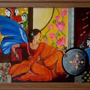 Price: Please contact us for price. Size: 16x20 Inch Type: Acrylic on Canvas Handmade Painting