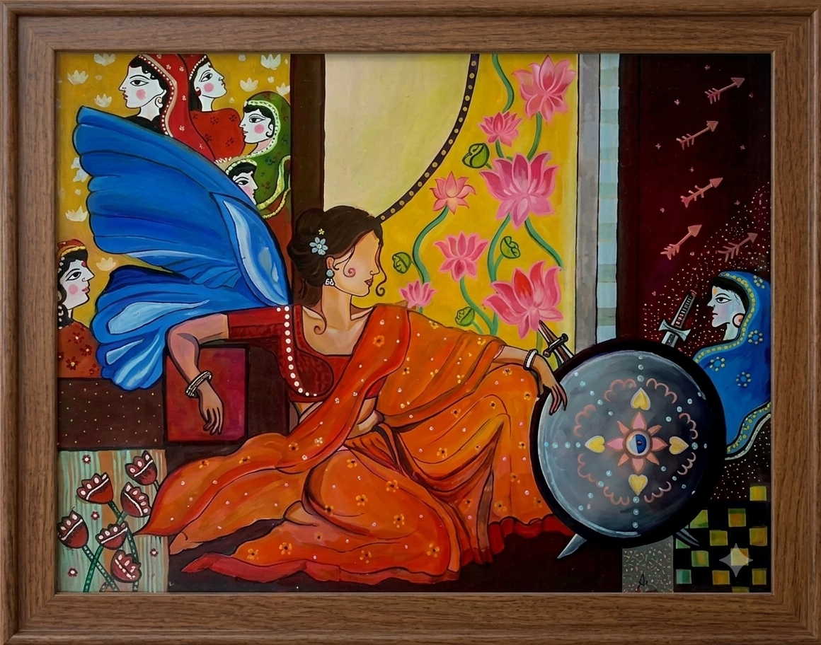 Price: Please contact us for price. Size: 16x20 Inch Type: Acrylic on Canvas Handmade Painting